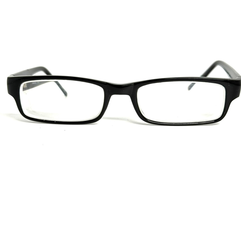 Randolph Kingsville Black Rectangular Eyeglass Frames 53-19-140 Japan Made